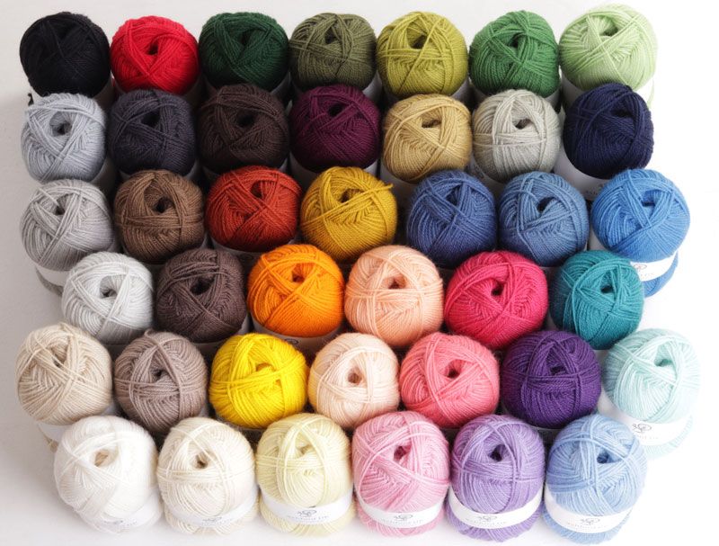 ASHFORD DK 8ply Pure NZ Wool Yarn 500g Wool Yarns ASHFORD DK 8ply